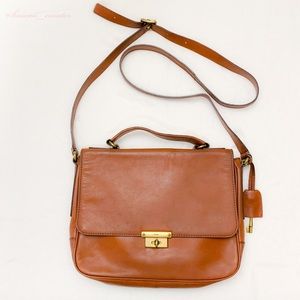 Fossil Crossbody Messenger Brown Bag